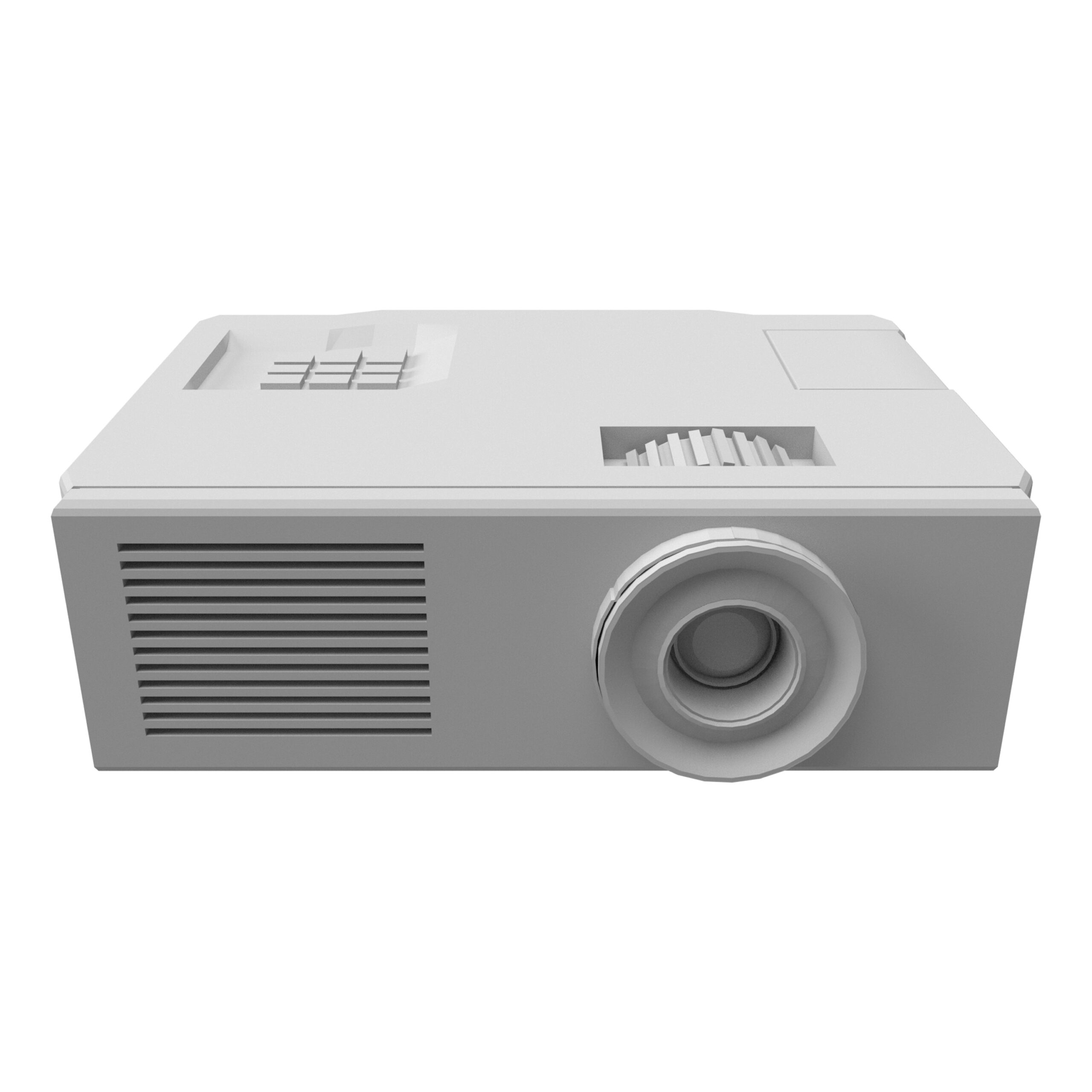 3d-rendering-projector-white-background